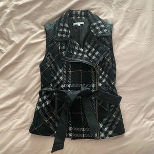 Plaid vest